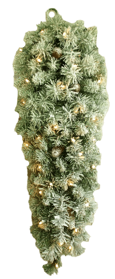 Led Snowy Mixed Pine Wreaths or Swags by St Nicks™️