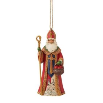 Jim Shore Czech Santa Ornament