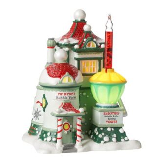 Dept. 56 North Pole Pip and Pop's Bubble Works
