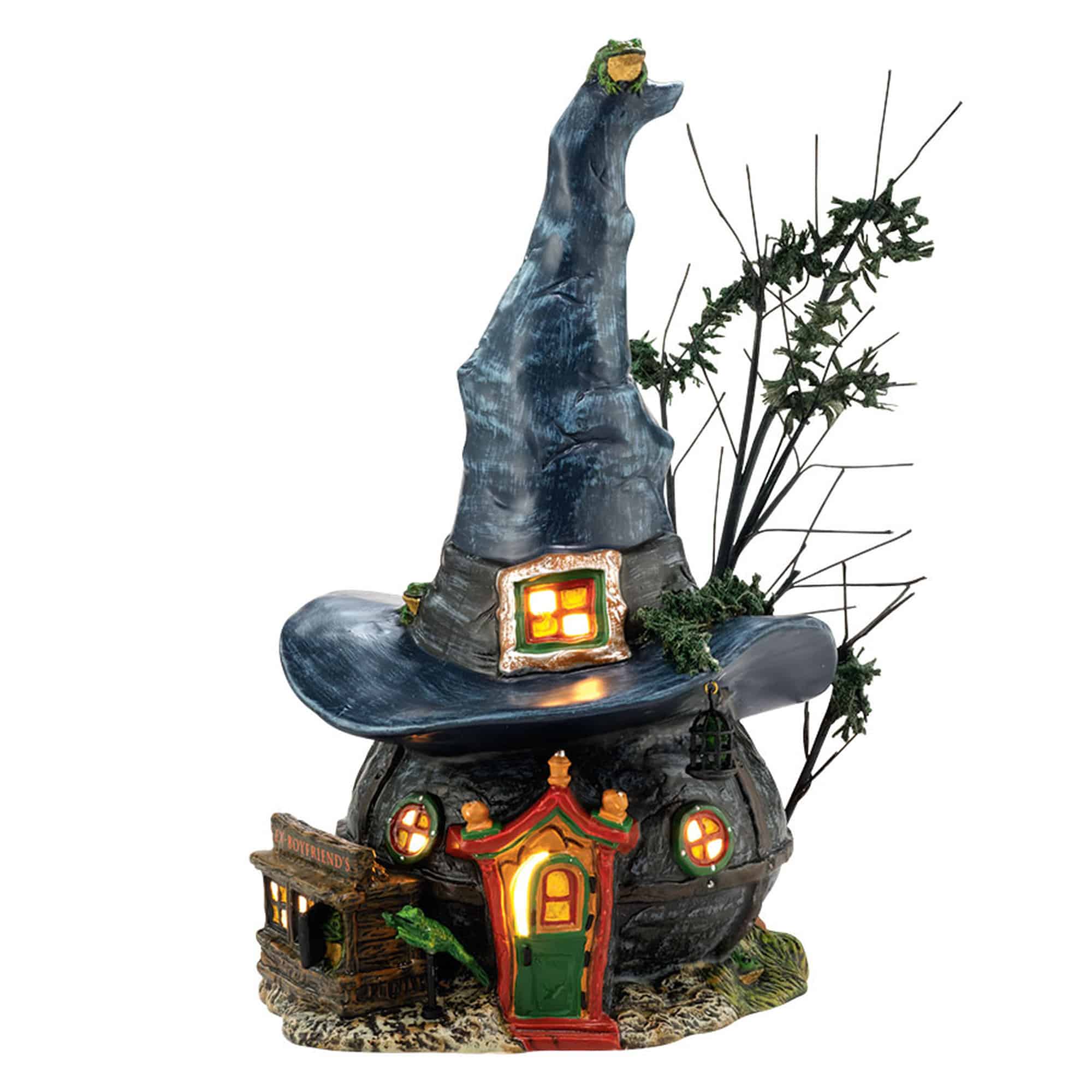 Department 56 Snow Village Halloween Toads and Frogs Witchcraft Haunt