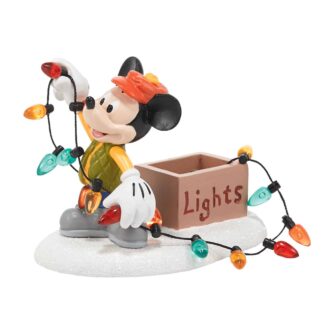 Dept. 56 Disney Village Mickey Lights Up Christmas