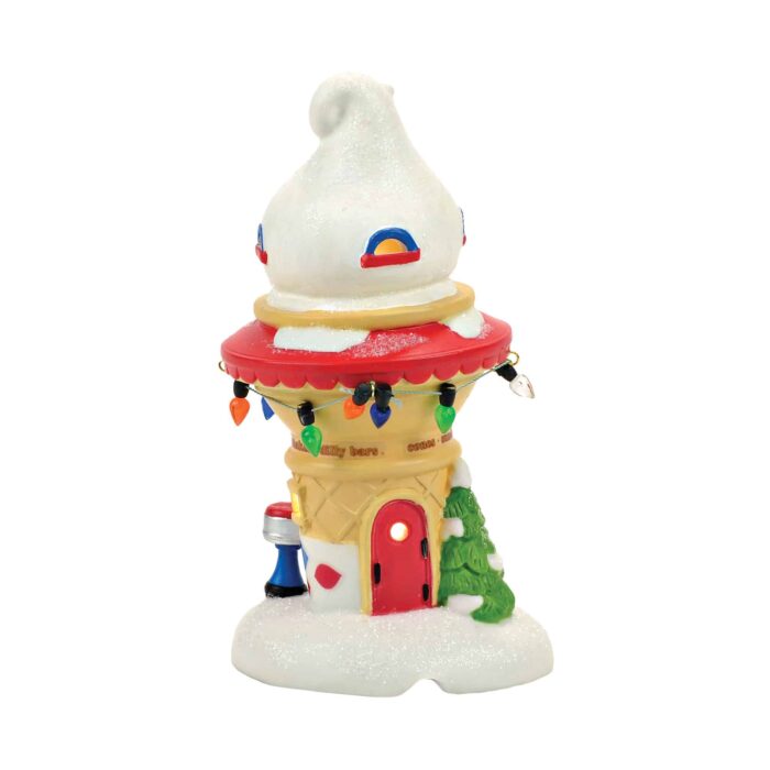 Dept 56 North Pole Santas Dq Cone House