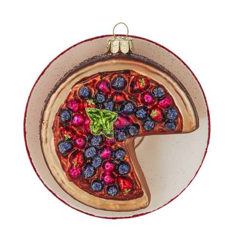 Sweet Berry Pie on a Plate Ornament