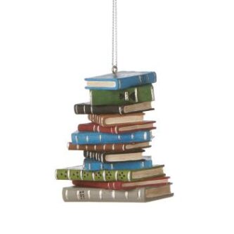 Pile of Books Ornament