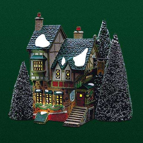 Dept 56 Rare Retired Dickens Village the Pied Bull Inn Pre owned