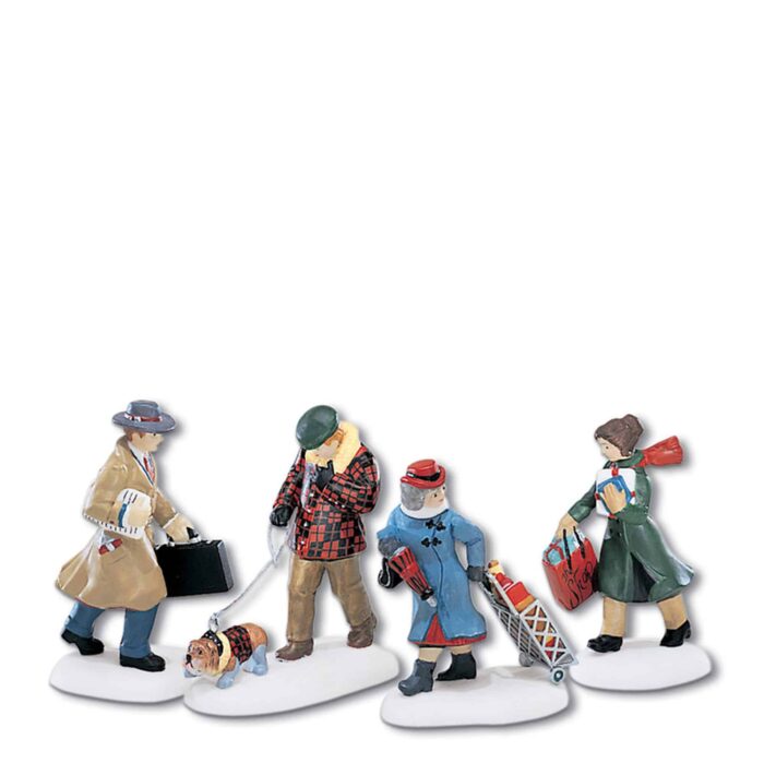 Dept 56 Christmas in the City Busy City Sidewalks