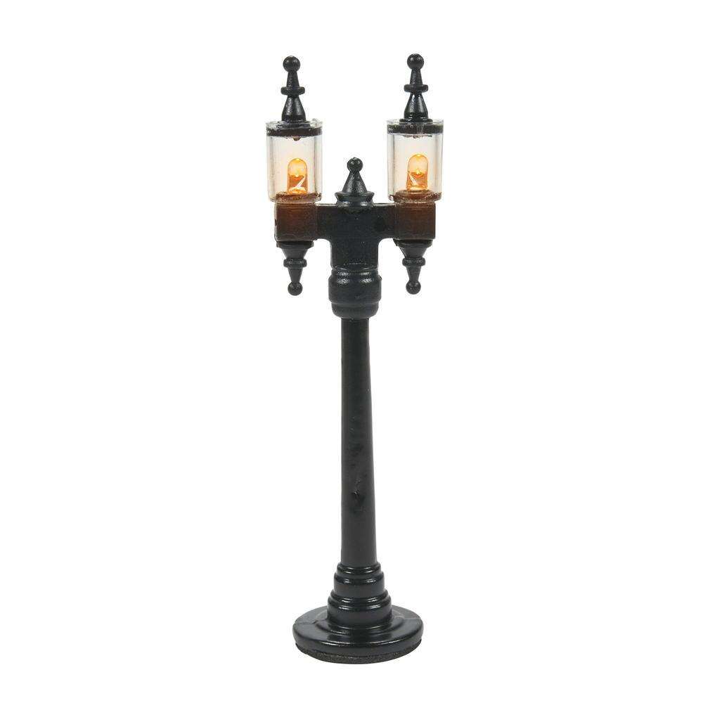 Double Street Lamp Village Dept 56