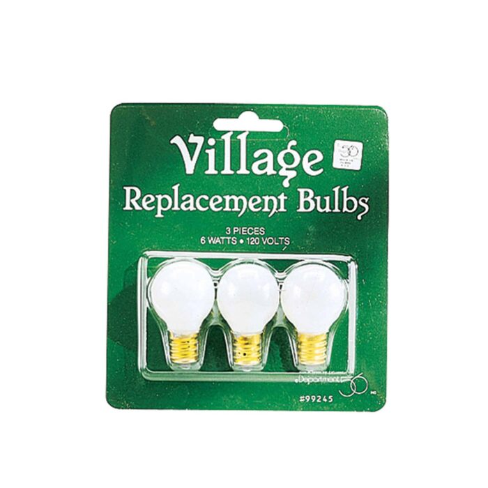 Dept 56 Village Replacement Round Light Bulb