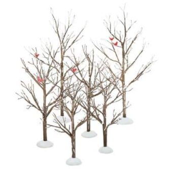 Department 56 Village Bare Branch Trees
