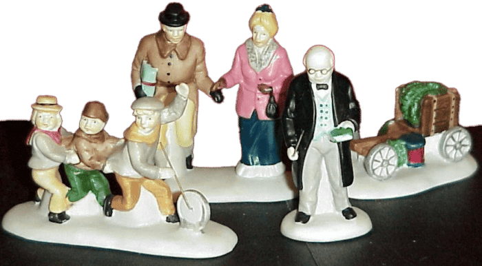 Nicholas Nickleby Characters Dept 56 Rare Retired Dickens Village Pre owned