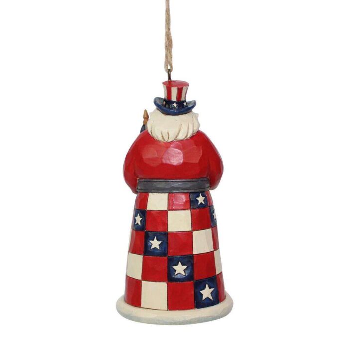 American Santa Ornament by Jim Shore