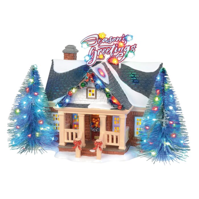 Dept 56 Snow Village Brite Lites Holiday House