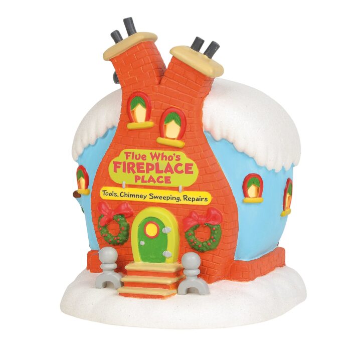 Dept 56 Grinch Village Flue Whos Fireplace Place