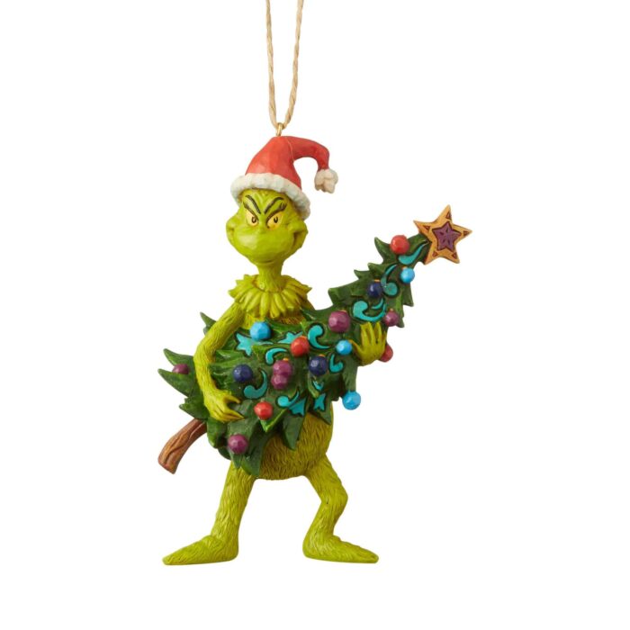 Jim Shore Grinch and Tree Ornament