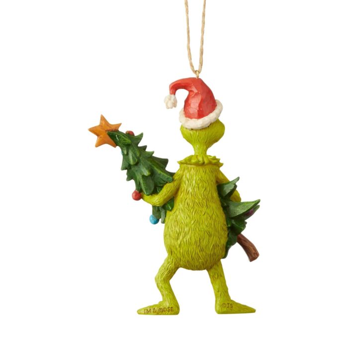 Jim Shore Grinch and Tree Ornament