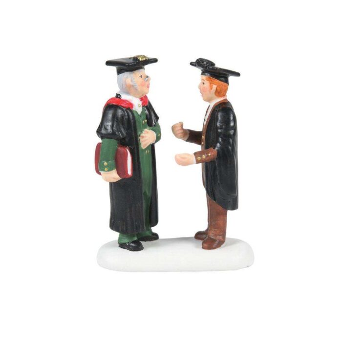 Dept 56 Dickens Village Oxford Professor  Student Retired
