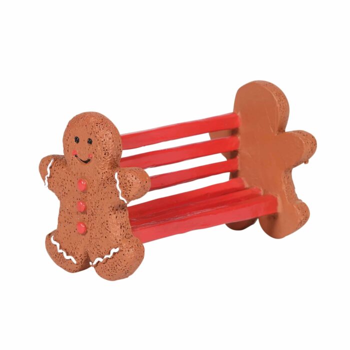 Dept 56 North Pole Gingerbread Bench