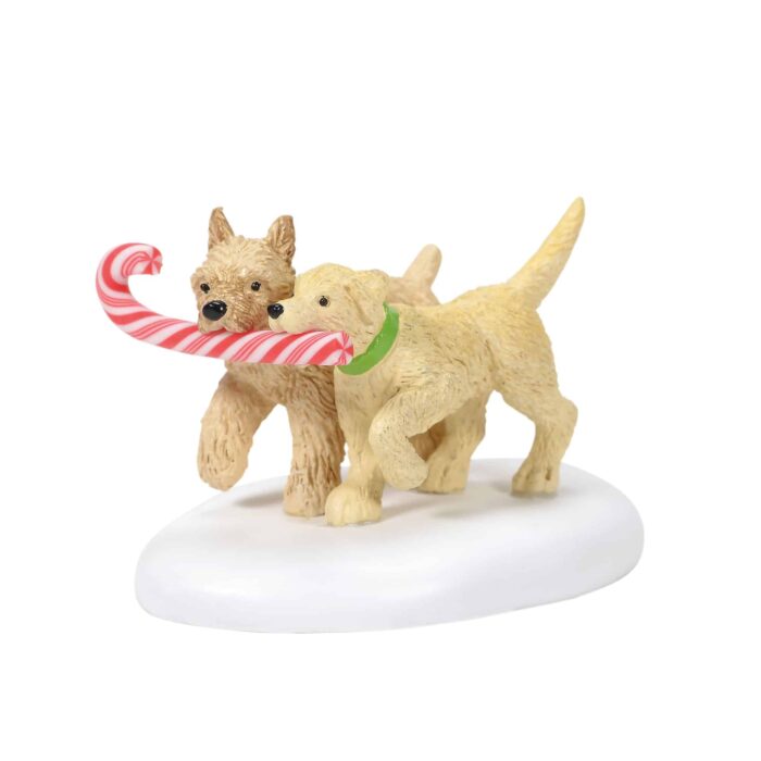 Dept 56 North Pole Peppermint Pups