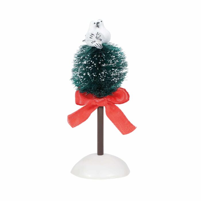Dept 56 Dickens Village Two Turtle Doves Tree