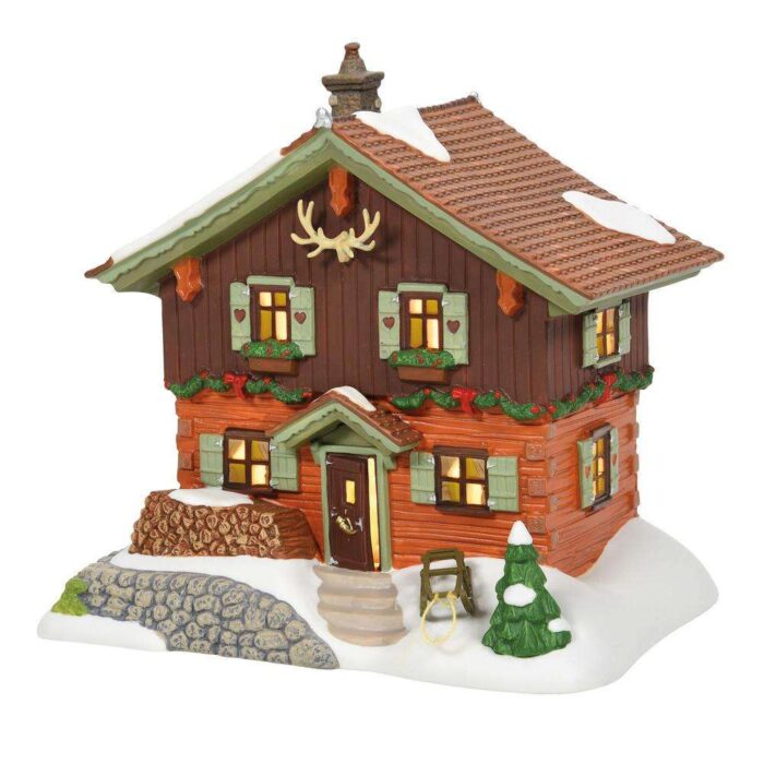 Dept 56 Alpine Village Opas Cabin Retired