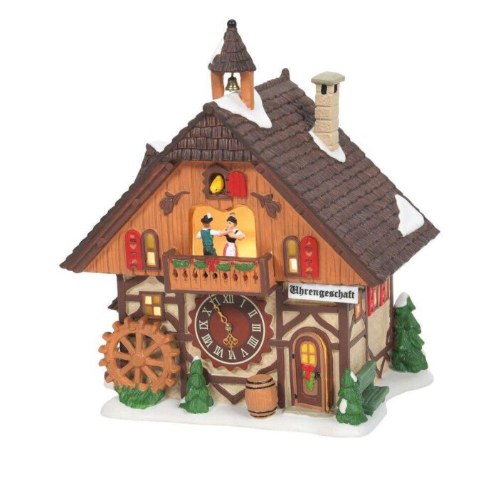 Dept 56 Alpine Village Clock Shop Retired