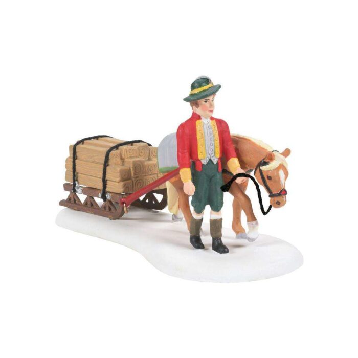 Dept 56 Alpine Village Just in Time Delivery Retired