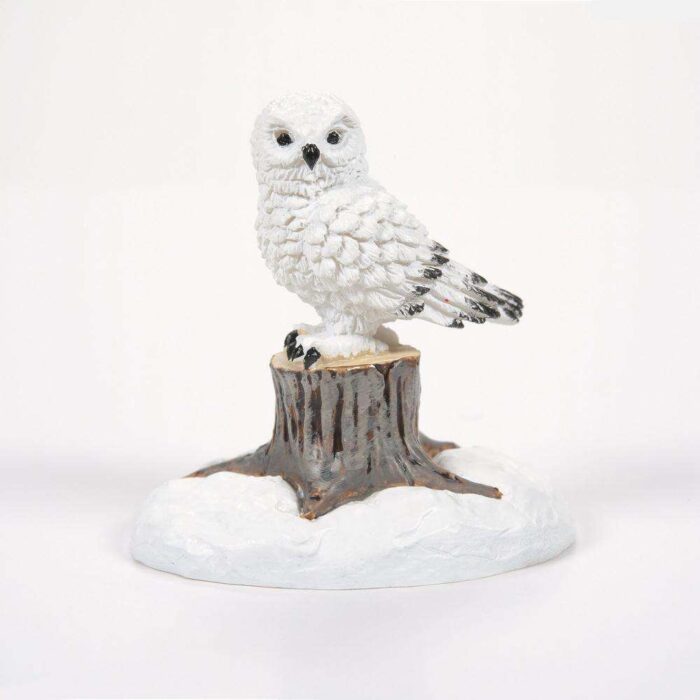 Dept 56 Village White Christmas Owl