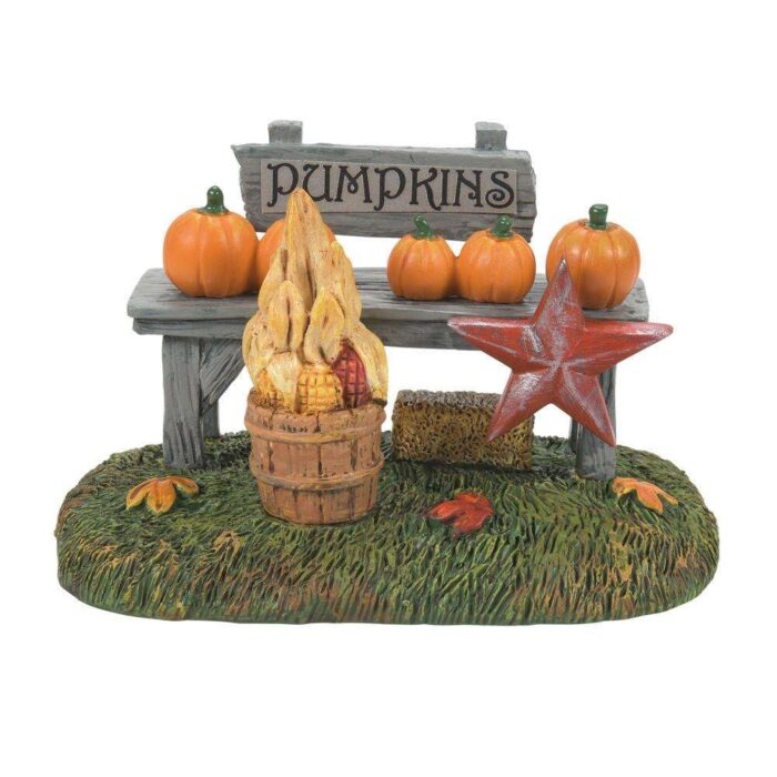 Dept 56 Snow Village Harvest Pumpkin Stand