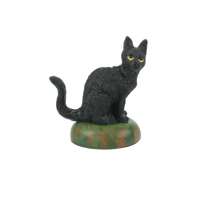 Dept 56 Halloween Village a Clowder of Black Cats