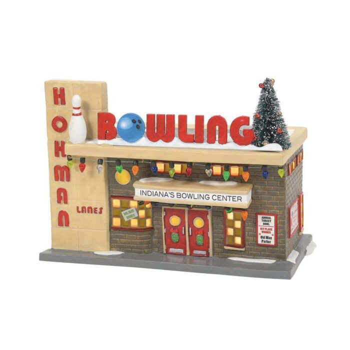 Dept 56 a Christmas Story Village Hohman Lanes Bowling