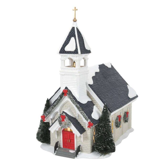 Pleasant View Church Snow Village Dept 56