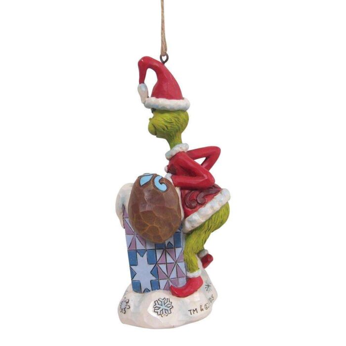 Jim Shore Grinch in Chimney Ornament