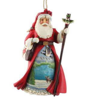 Jim Shore Canadian Santa Ornament