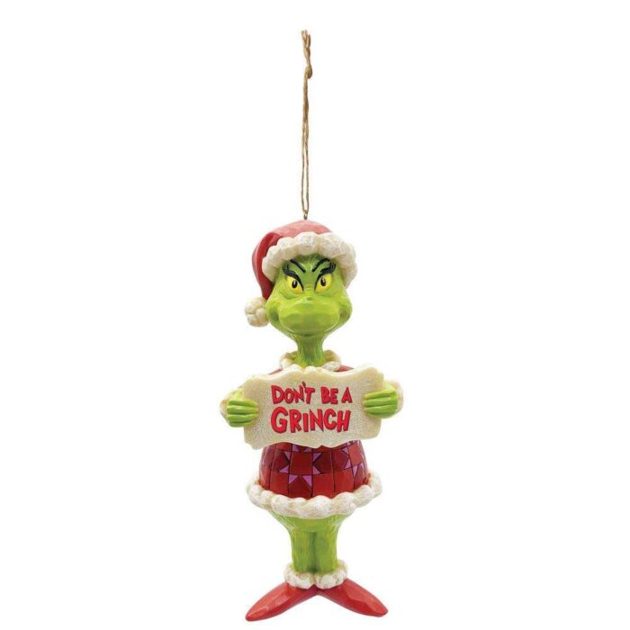 Jim Shore Grinch Dont Be Grinch Ornament