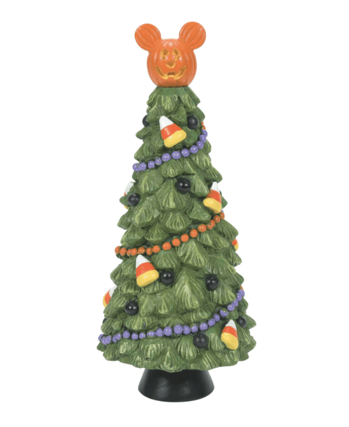 Dept 56 Disney Halloween Village Pumpkintown Manor Tree