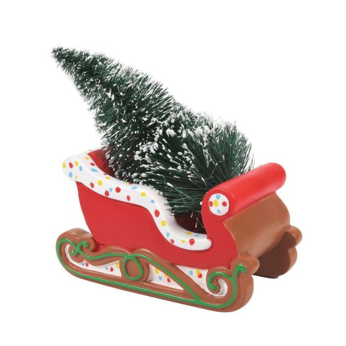 Dept 56 Village Gingerbread Christmas Sleigh