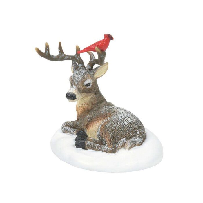 Dept 56 Village Cardinal Christmas Deer New 2022