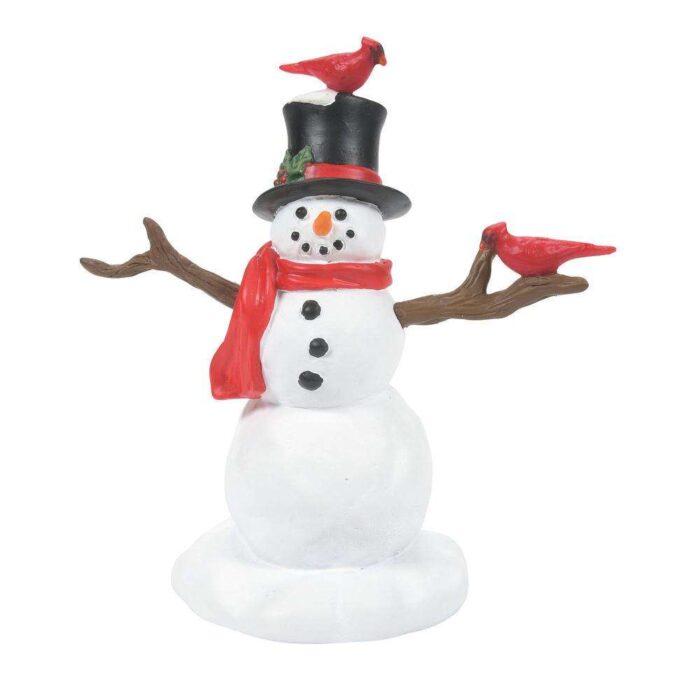 Dept 56 Village Cardinal Christmas Snowman