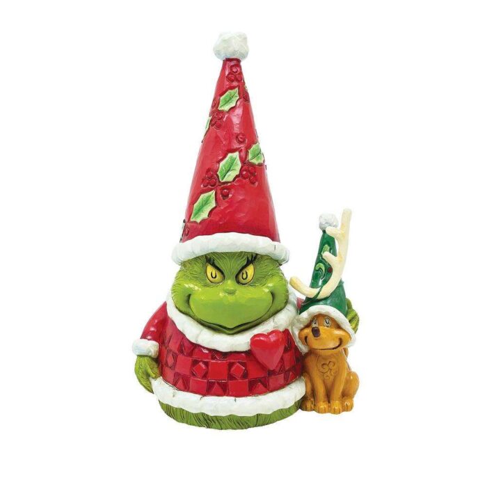 Grinch and Max Gnome Grinch by Jim Shore