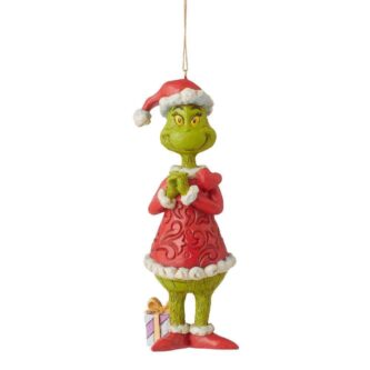 Grinch with Large Heart Ornament Grinch by Jim Shore