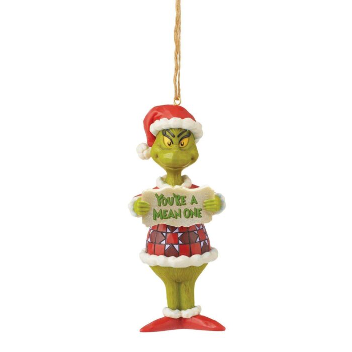 Grinch Youre a Mean One Ornament by Jim Shore