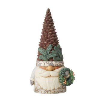 Woodland Gnome With Pinecone Hat by Jim Shore