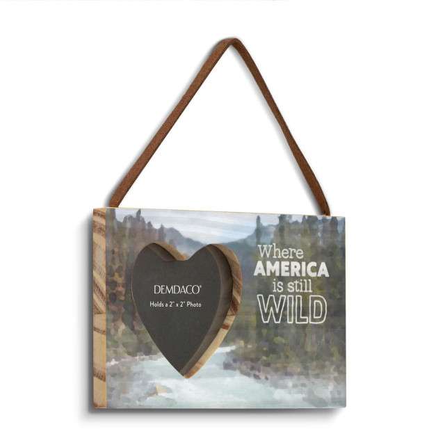 America is Wild Frame Ornament Side View