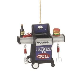 Licensed To Grill Ornament