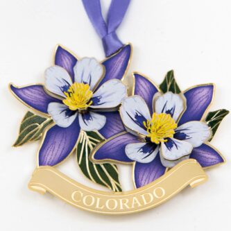 Colorado Columbine Ornament