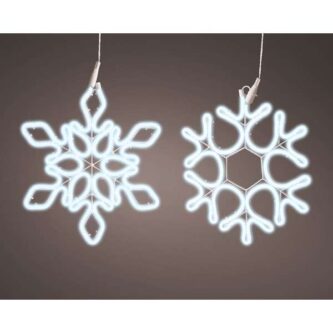 LED Neonflex Lights Steady On Snowflakes