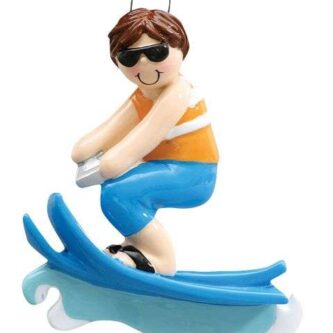 Waterskiing Ornament Personalized