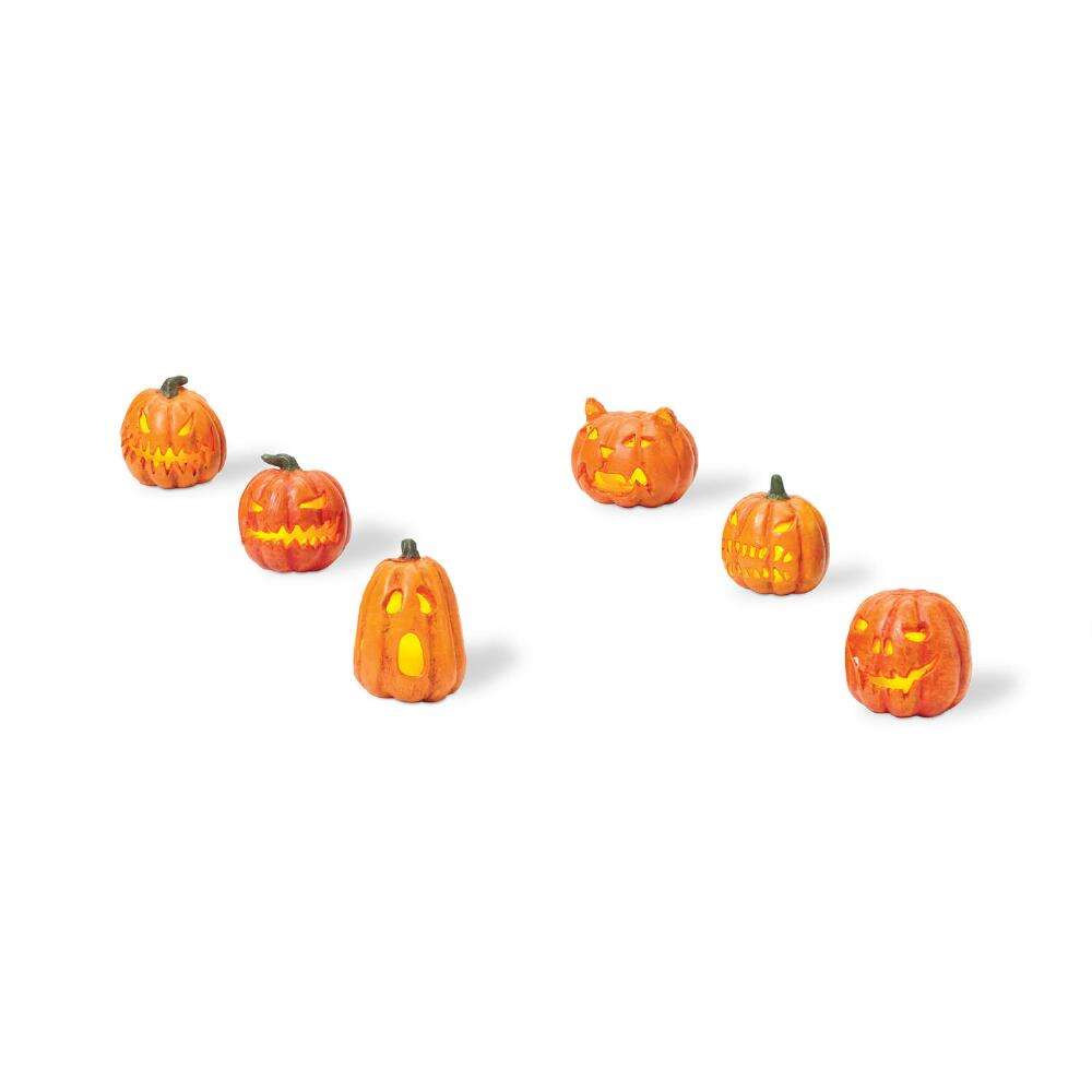 Dept 56 Halloween Village Lit Jack o Lanterns