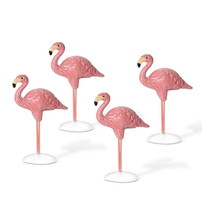 Dept. 56 Village Cross Product Yard Flamingos