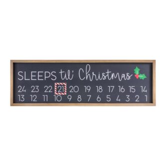 "Sleeps Till Christmas" Countdown Calendar